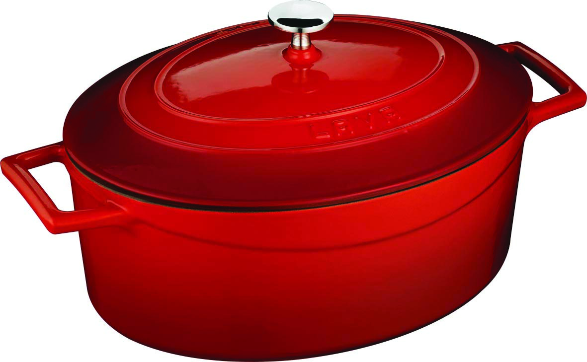 Lava Pentola Casseruola Ghisa Ovale 27 cm – Lava Cooking System – Pentole  in Ghisa – Padelle in Ghisa